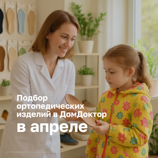 Профессиональный подбор ортопедических изделий в ДомДоктор