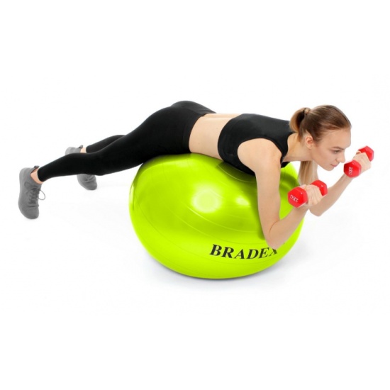 Мяч для фитнеса антивзрыв 75см с насосом