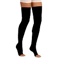 Чулки компрессионные с открытым носком, класс компрессии 2, ТК.930 (Размер: №4 Цвет: Черный)