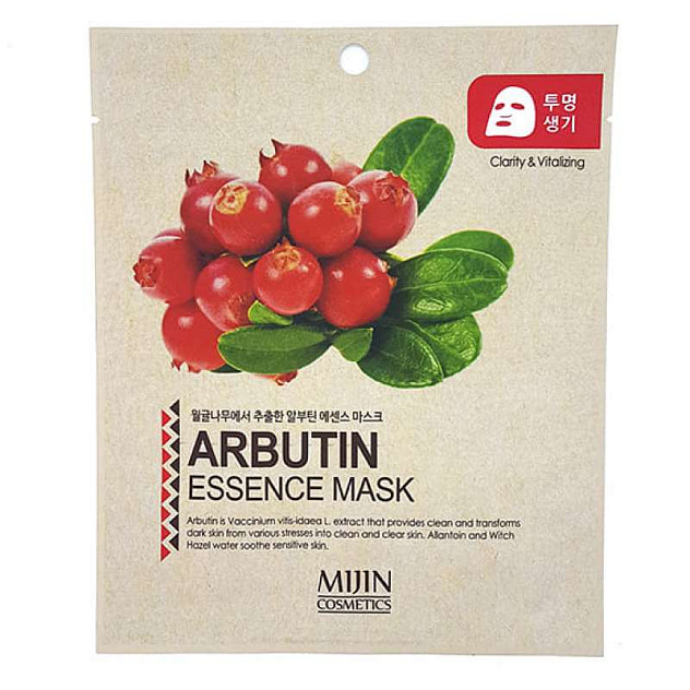 Маска тканевая ESSENCE MASK арбутин ARBUTIN 25гр