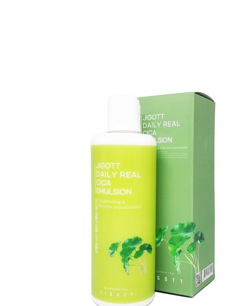 Эмульсия успокаивающая с центеллой азиатской Jigott Daily Real Cica Emulsion 300 мл