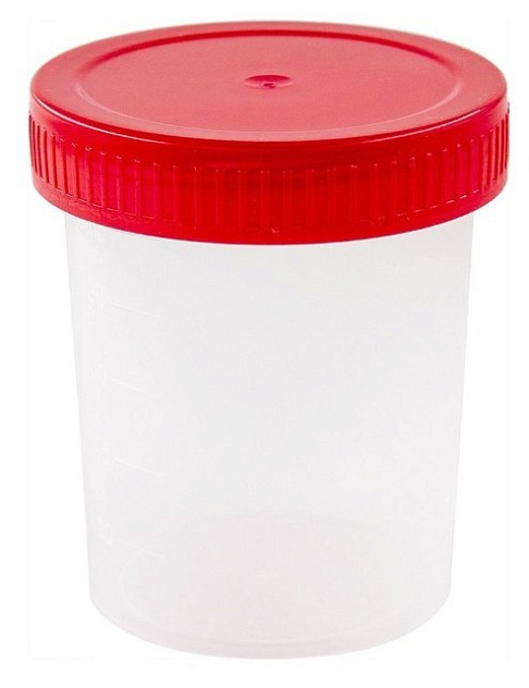 Банка полимерная БПАмк-100-02-"ЕЛАТ" (с винтовой крышкой для анализа) 100 мл