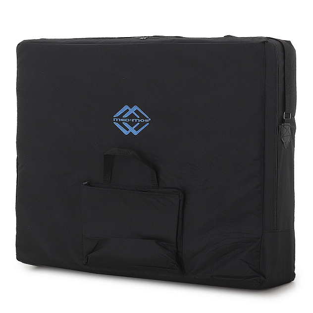 Стол массажный переносной на деревянной раме 2-секц голубой/белый (PW2.20,13A-11)