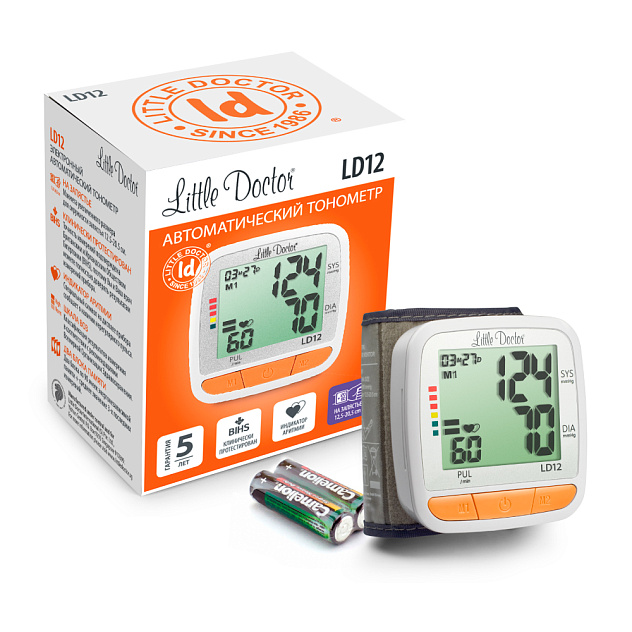 Тонометр LD 12 автоматический на запястье