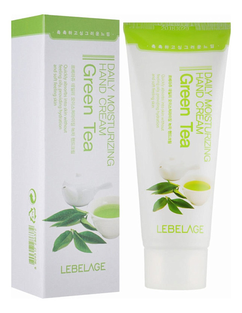 Крем для рук с экстрактом зеленого чая LEBELAGE 100мл