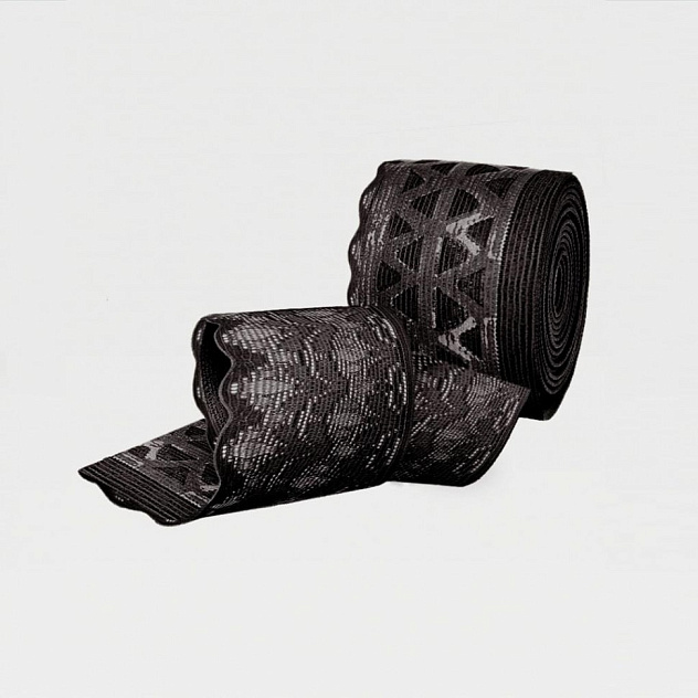 Чулки компрессионные с ажурной резинкой на широкое бедро (закрытый носок) 2 класс Idealista ID-301W