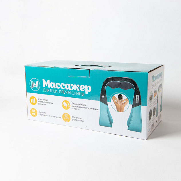 Массажер для шеи, плеч и спины "D&D" UM-10 (синий)