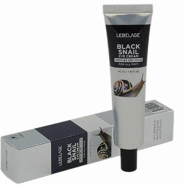 Крем для кожи вокруг глаз с экстрактом черной улитки LEBELAGE, 40 мл