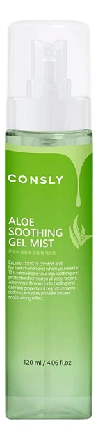 Гель-мист для лица успокаивающий с экстрактом алоэ вера Aloe Vera Consly MIST 120мл