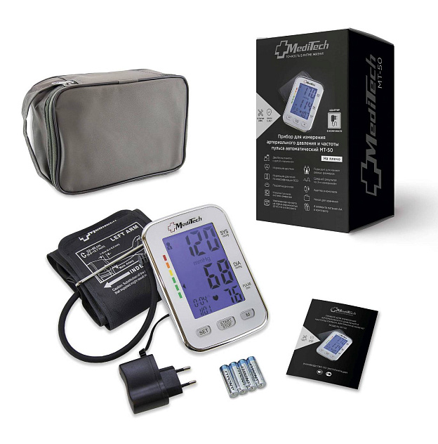 Тонометр MediTech МТ-50 (манжета 22-40 см) с адаптером