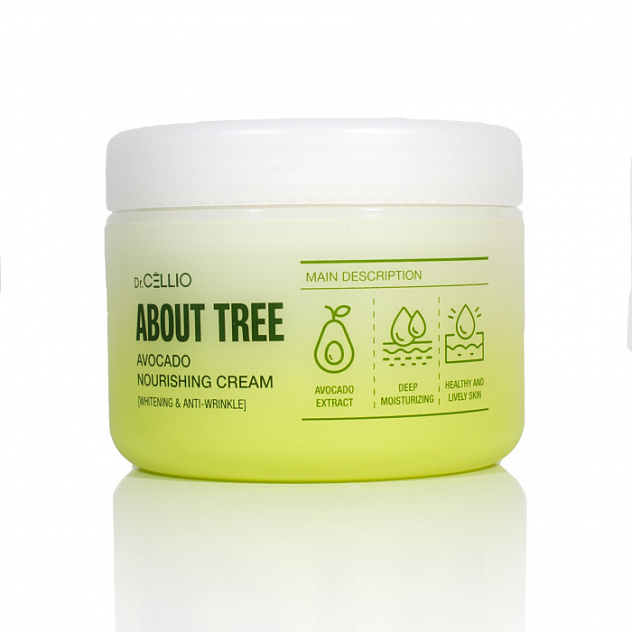 Крем для лица Dr.CELLIO ABOUT THREE AVOCADO питательный с маслом авокадо