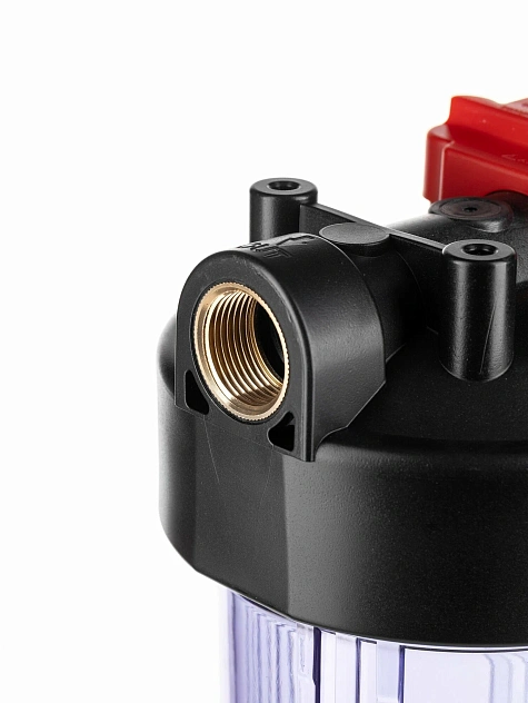 Корпус предфильтра ГЕЙЗЕР С24 10 ВВ (1") прозрачный