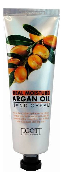 Крем для рук JIGOTT REAL MOISTURE ARGAN OIL HAND CREAM, 100 мл