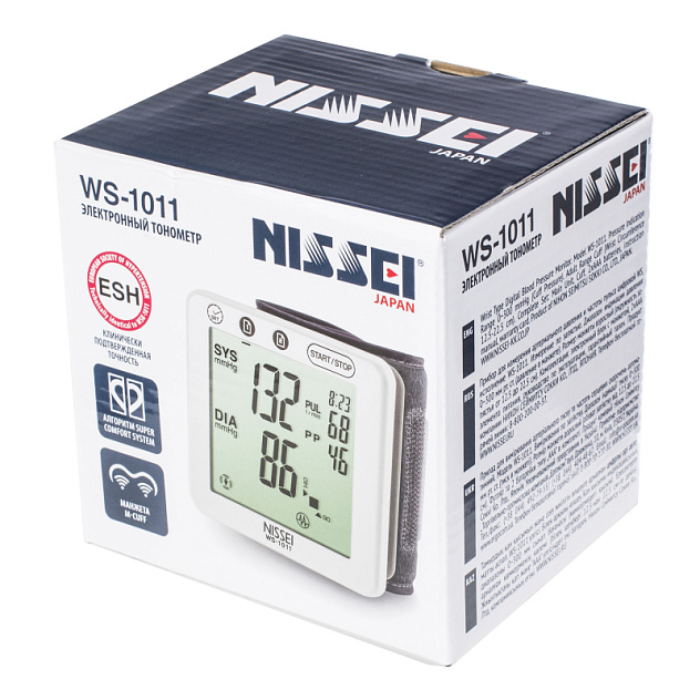 Тонометр на запястье NISSEI WS-1011