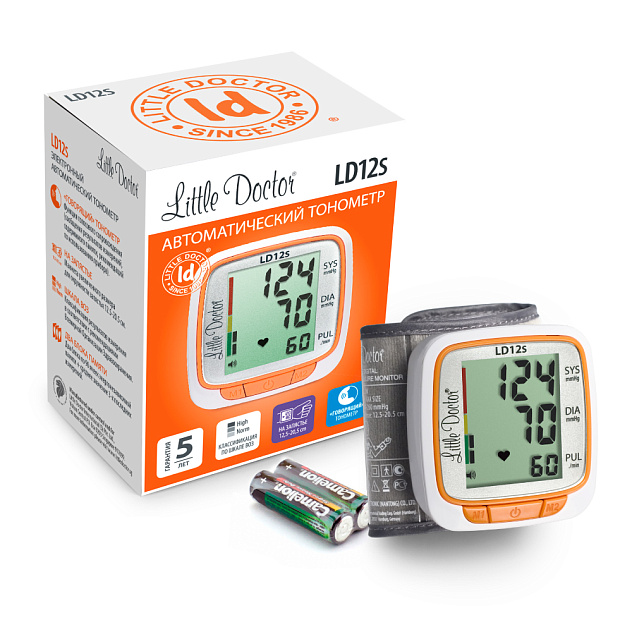 Тонометр LD 12s автоматический на запястье